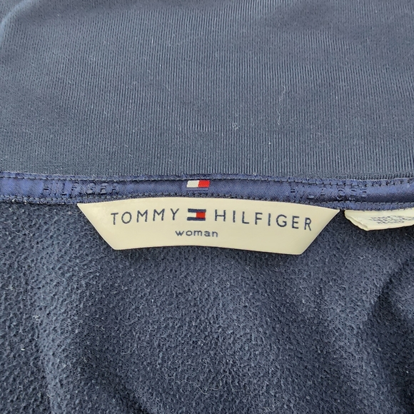 Tommy Hilfiger Navy Blue Zip Up Track Jacket Y2K Plus - Picture 2 of 10